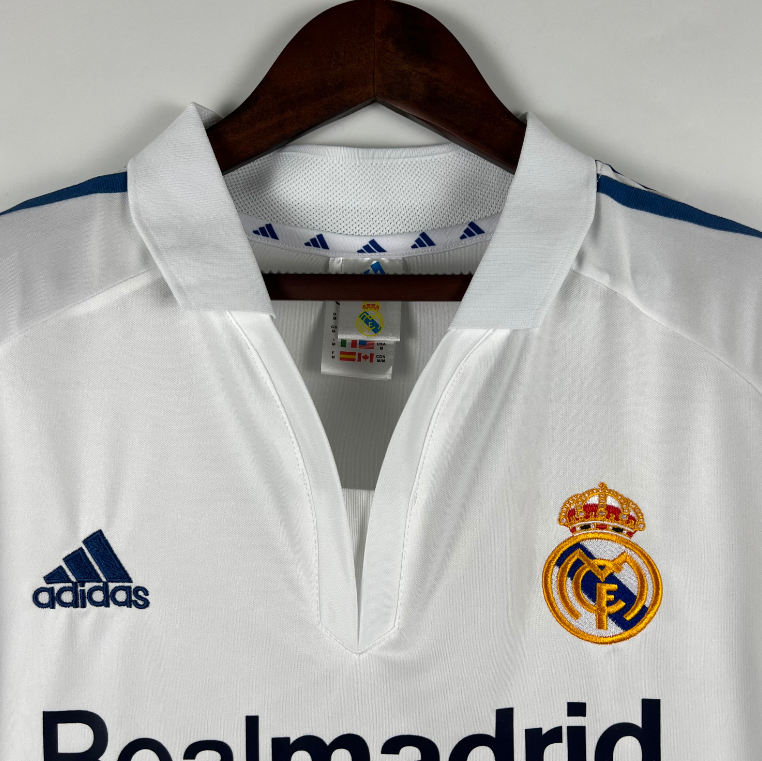 CAMISETA RETRO REAL M ADRID PRIMERA EQUIPACIÓN 01/02 - Imagen 4