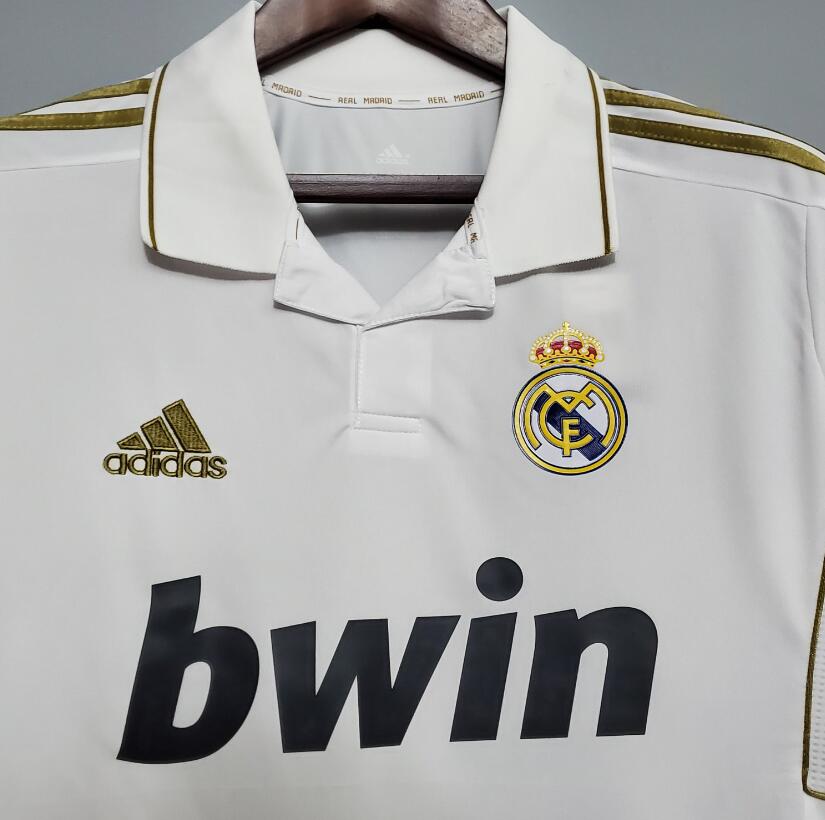 CAMISETA RETRO REAL M ADRID PRIMERA EQUIPACIÓN 11/12 - Imagen 4