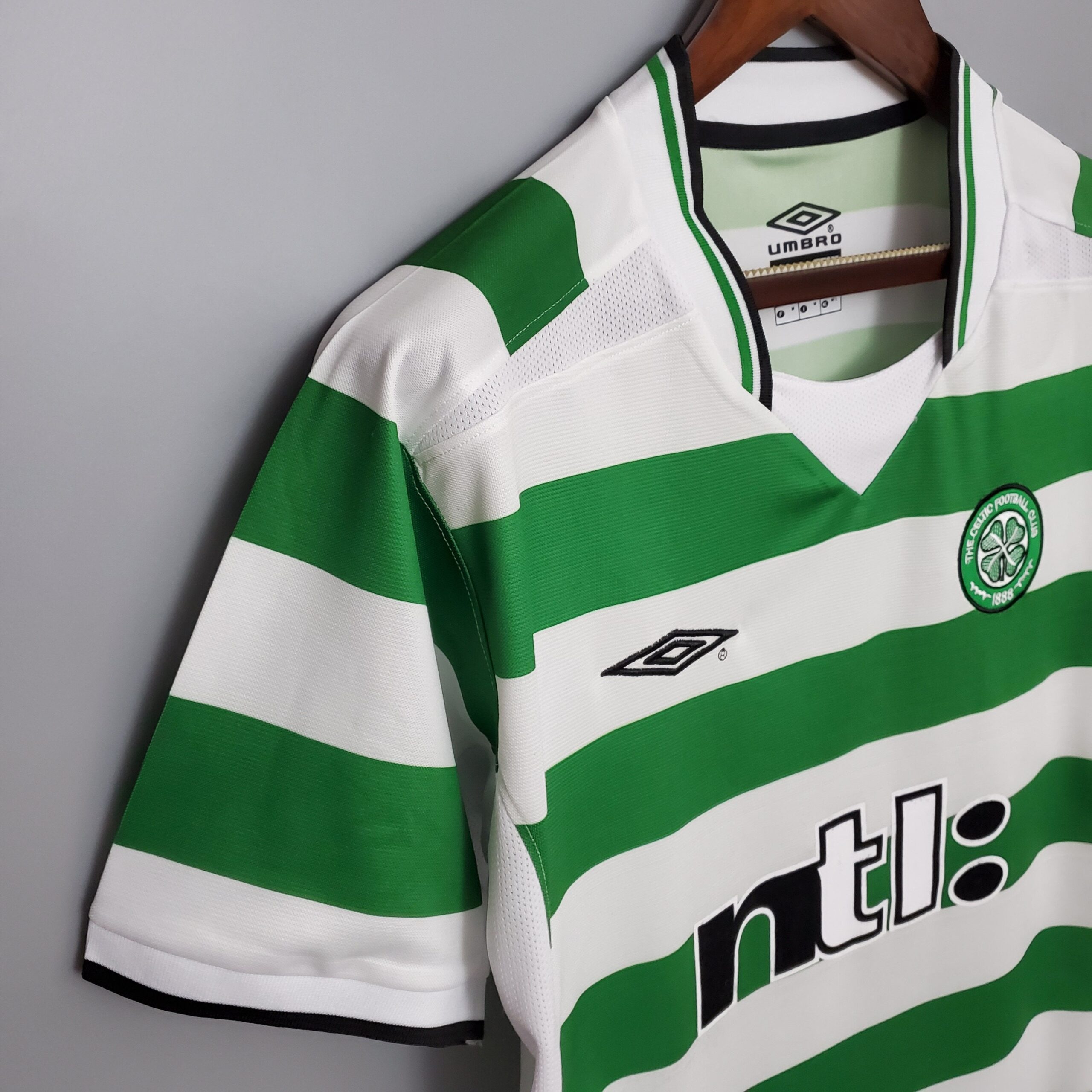 2001-2003 Celtic Home kit - Imagen 3