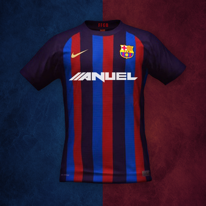 CAMISETA BARCELONA EDICIÓN LIMITADA DE ANUEL LA 1A EQUIPACIÓN MASCULINA DEL FC - Imagen 4
