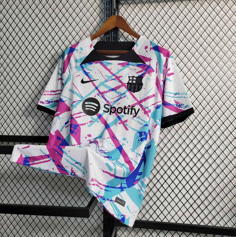 CAMISETA FC B-ARCELONA PRE-MATCH BLANCO 23/24 - Imagen 3