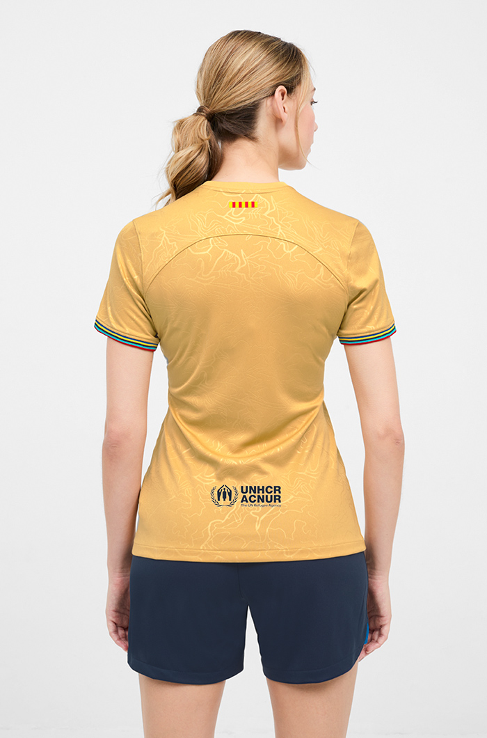 CAMISETA FC B-ARCELONA SEGUNDA EQUIPACIÓN 2022-2023 MUJER - Imagen 2