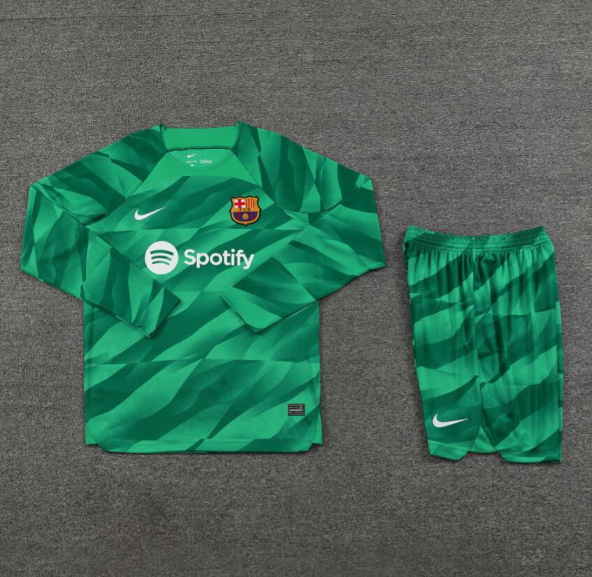 CAMISETA PORTERO B-ARCELONA VERDE 23/24 ML - Imagen 4