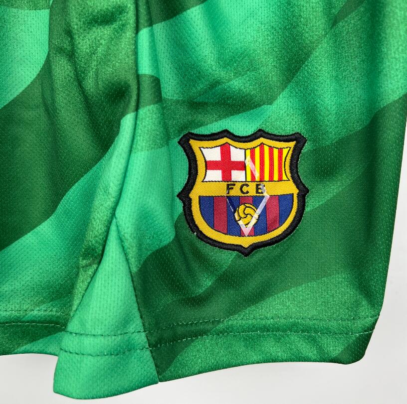 CAMISETA PORTERO B-ARCELONA VERDE 23/24 NIÑO - Imagen 4