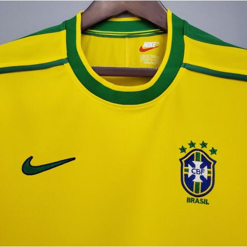 Camiseta Brasil Retro Primera Equipación 1998 - Imagen 3