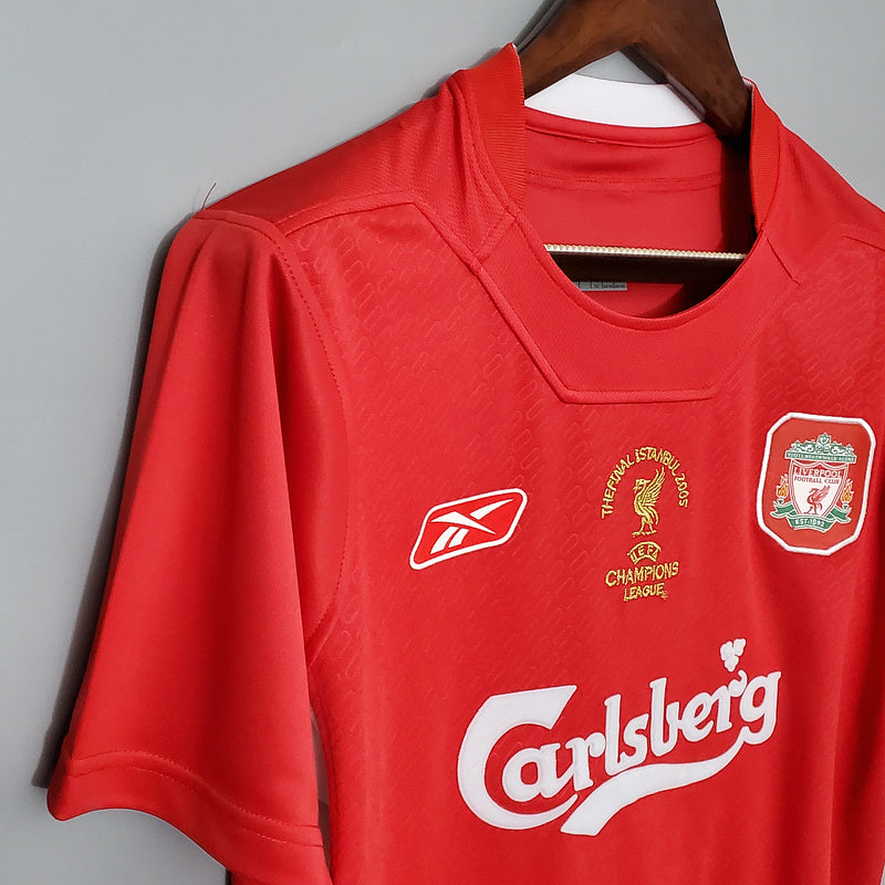2004-2005 Liverpool away Champions League retro kit - Imagen 2